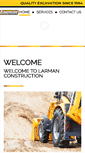 Mobile Screenshot of larmanconstruction.com
